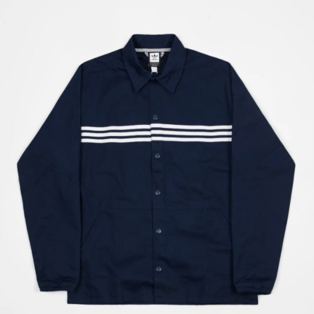 UO Adidas Schlepp Jacket Navy